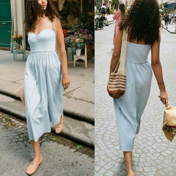 Christy Dawn Dresses & Skirts - 🆕 nwt Christy Dawn bernice Midi Dress Celeste blue medium